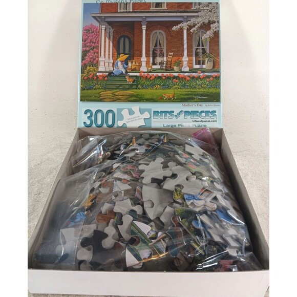 Mother’s Day 300 Large Piece Jigsaw Puzzle John Sloane by Bits and Pieces - Picture 3 of 3
